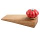 2 Pieces Red Big Melon Ceramic Wooden Door Stopper
